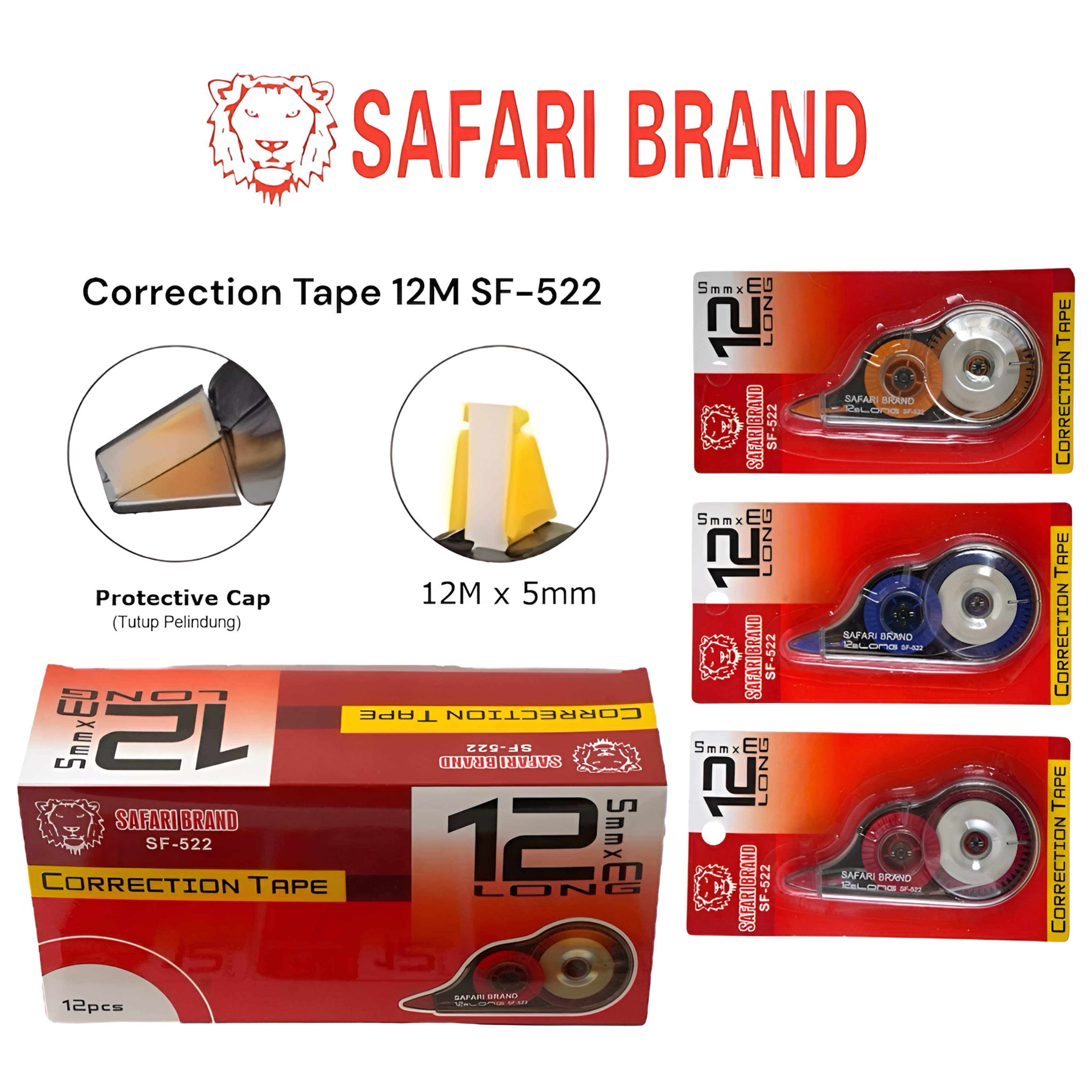 SAFARI Correction Tape SF-522
